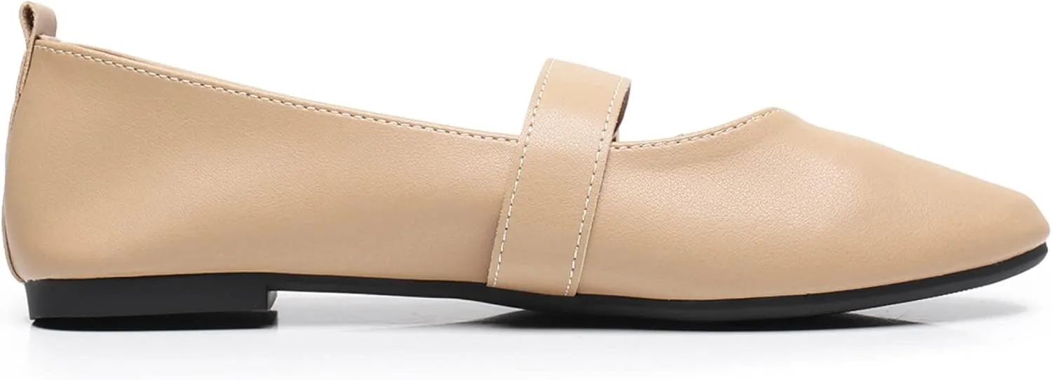 VenusCelia Women's Mary Jane Flat Shoe
