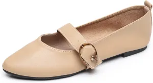 VenusCelia Women's Mary Jane Flat Shoe