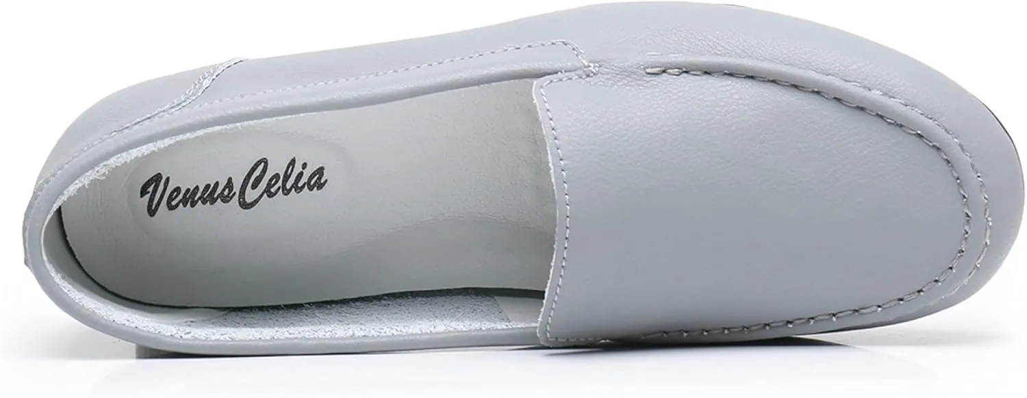 VenusCelia Women's Mulli Walking Flat Shoe