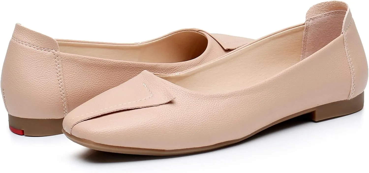 VenusCelia Women's Plain Dance Flat Shoe