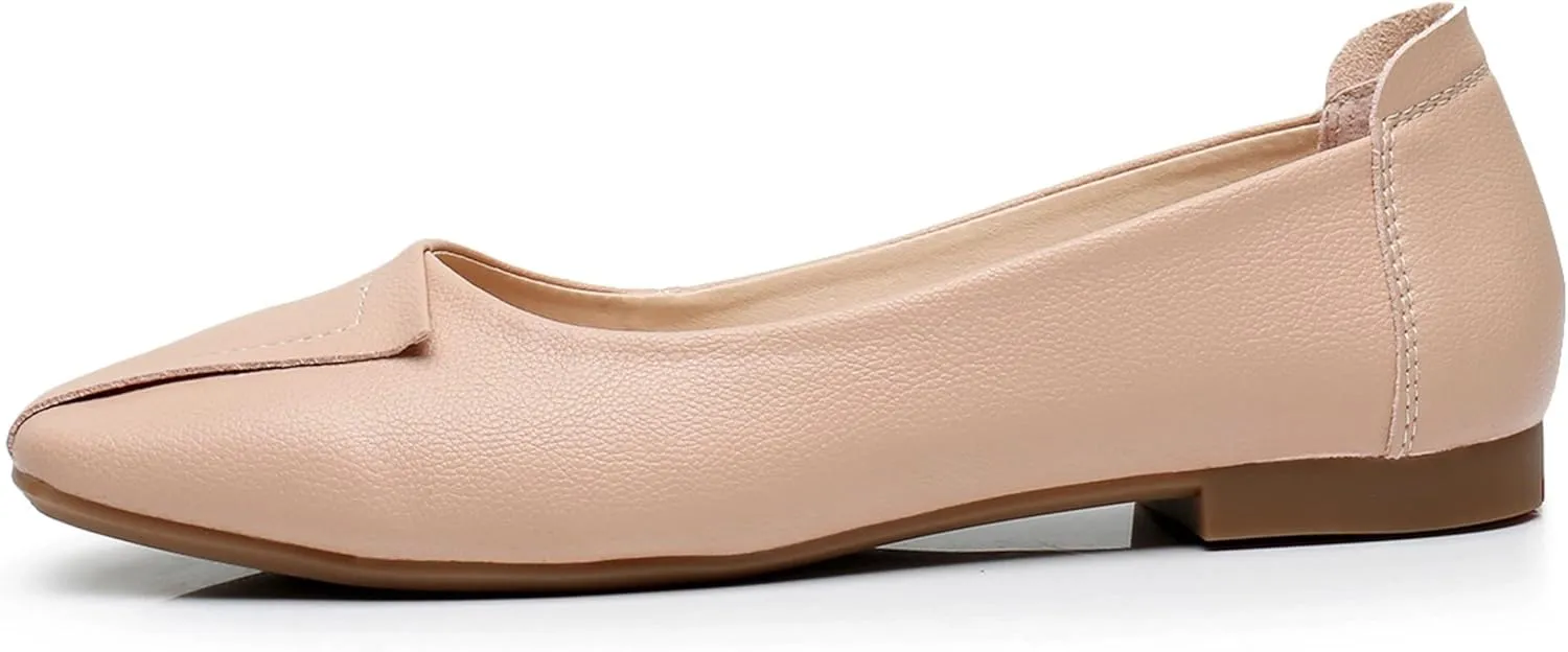 VenusCelia Women's Plain Dance Flat Shoe