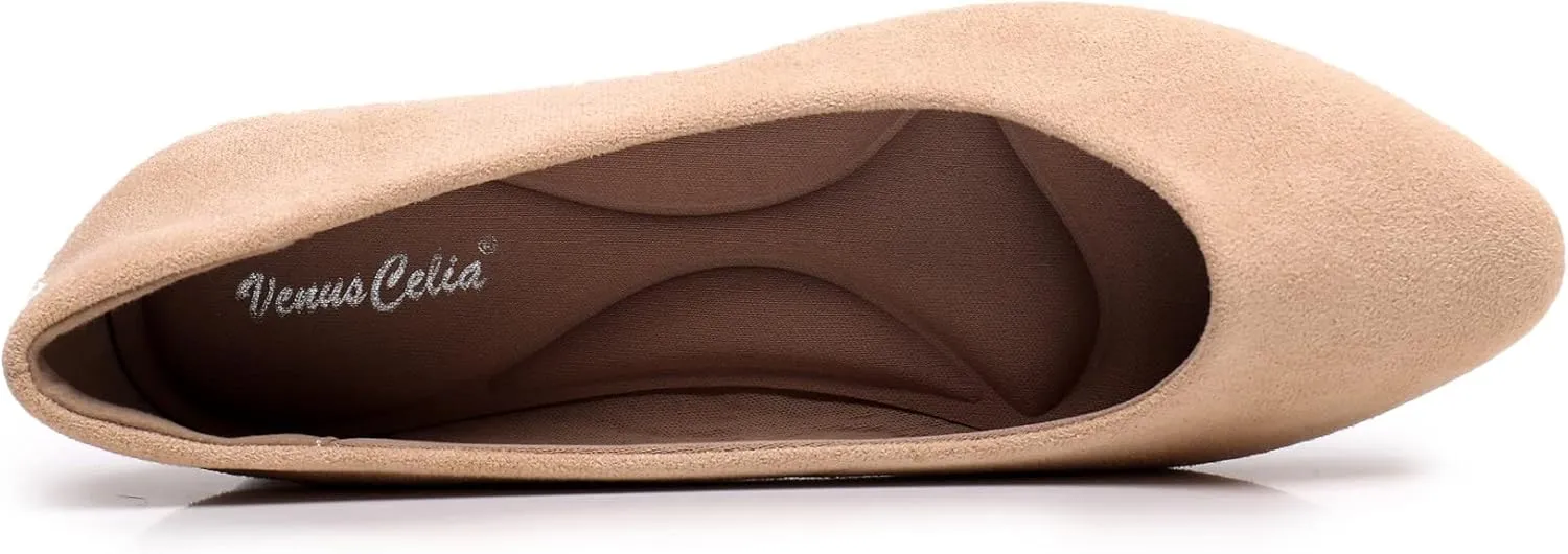 VenusCelia Women's Snug2 Flat Shoe