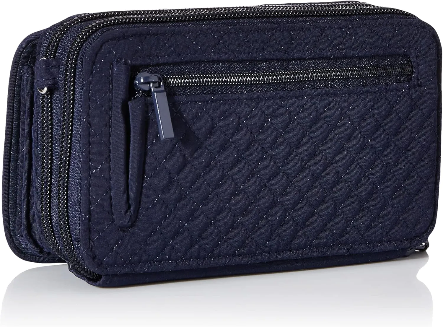 Vera Bradley Women's Microfiber All in One Crossbody Purse with RFID Protection