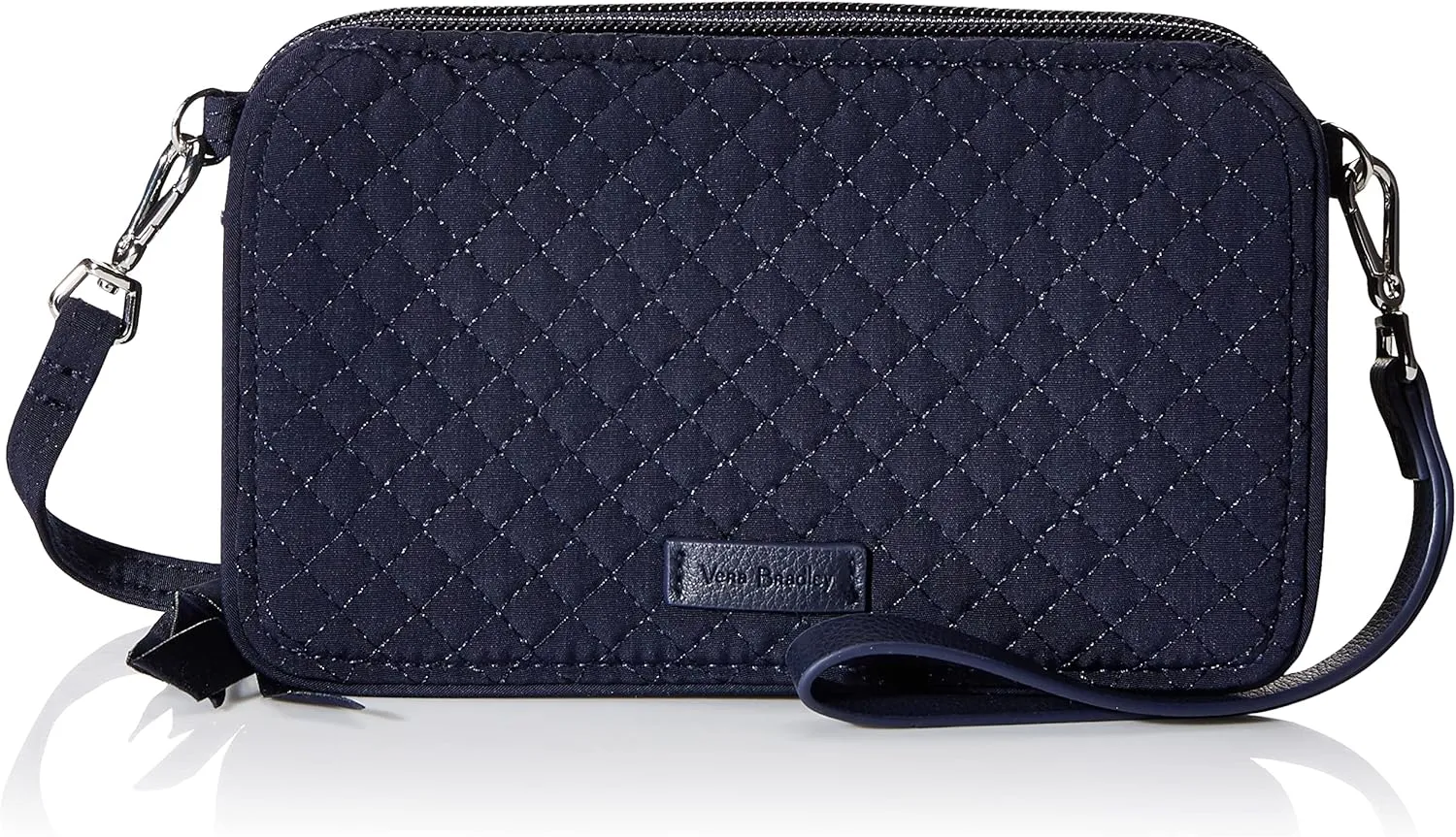 Vera Bradley Women's Microfiber All in One Crossbody Purse with RFID Protection