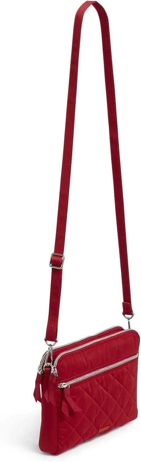 Vera Bradley Women's Performance Twill Triple Compartment Crossbody Purse