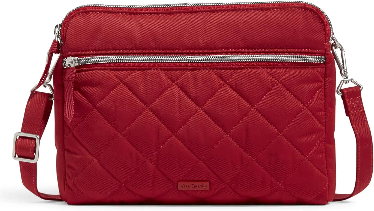 Vera Bradley Women's Performance Twill Triple Compartment Crossbody Purse
