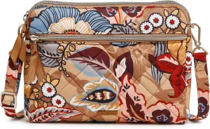 Vera Bradley Women's Performance Twill Triple Compartment Crossbody Purse