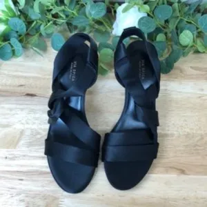 Via Spiga Jett Sandal, Size 8 M - Black