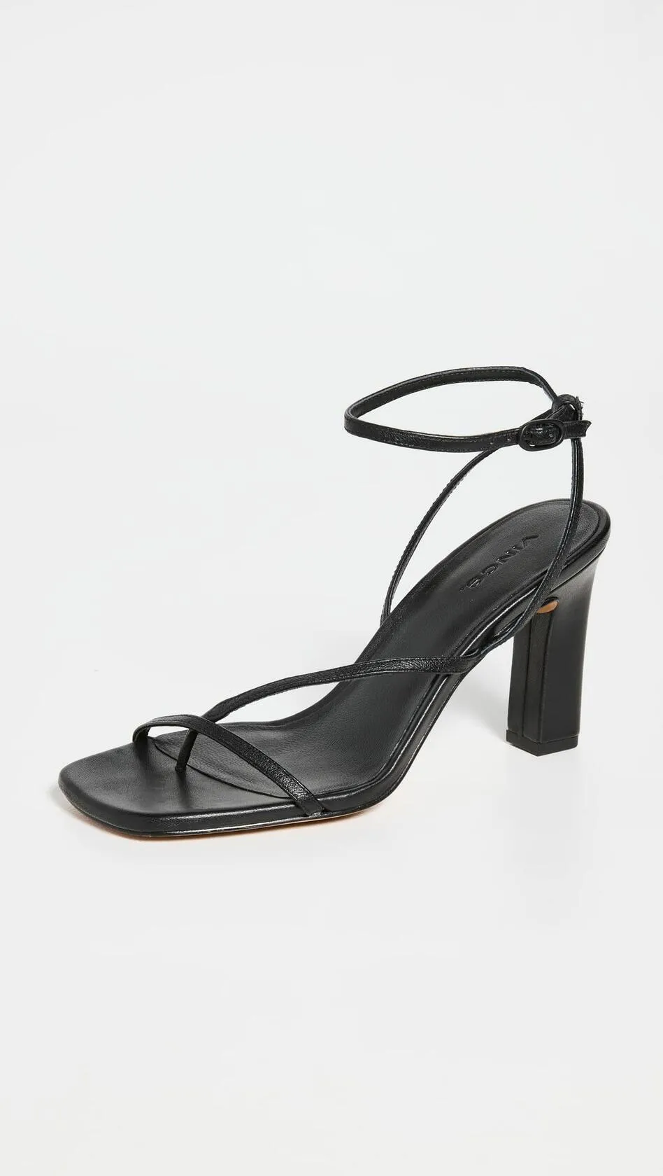 Vince Womens Qiana Strappy Sandals Black 9 M