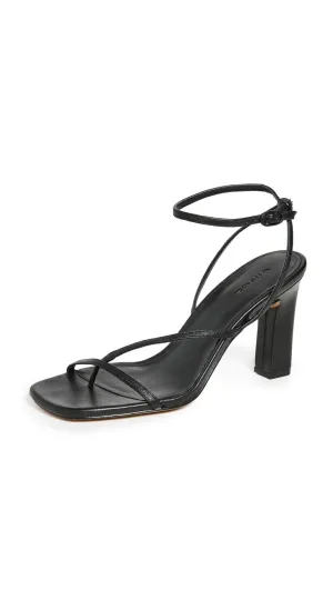 Vince Womens Qiana Strappy Sandals Black 9 M