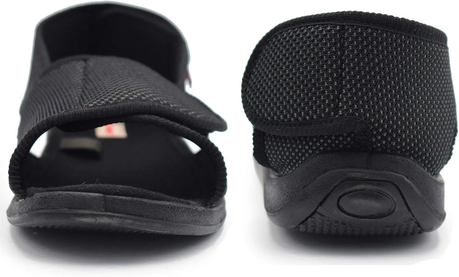 W&LESVAGO Diabetic Sandals for Men Wide Width Open toe Walking Sandals Comfortable Men Slippers for Plantar Fasciitis Arthritis