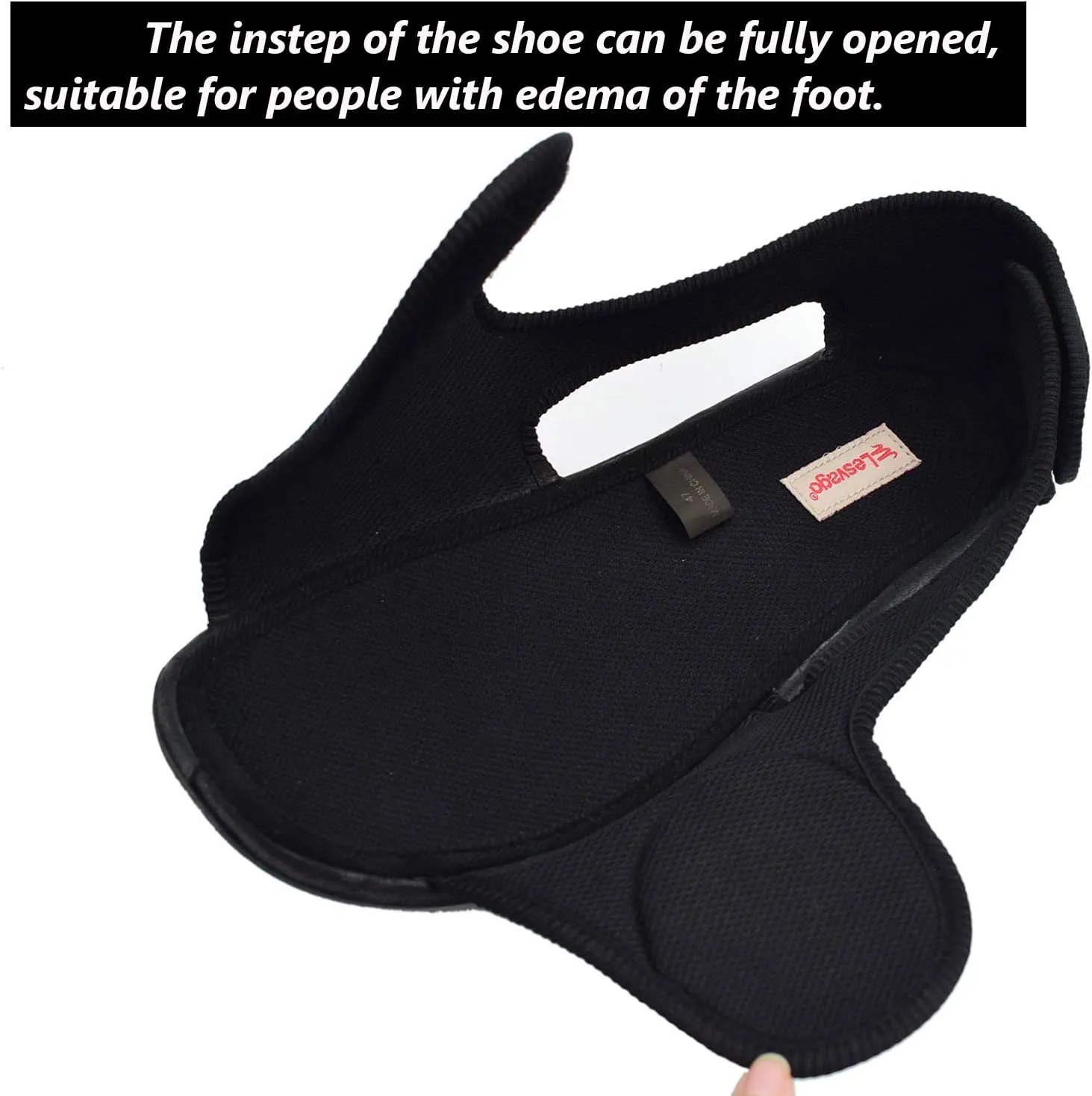 W&LESVAGO Diabetic Sandals for Men Wide Width Open toe Walking Sandals Comfortable Men Slippers for Plantar Fasciitis Arthritis