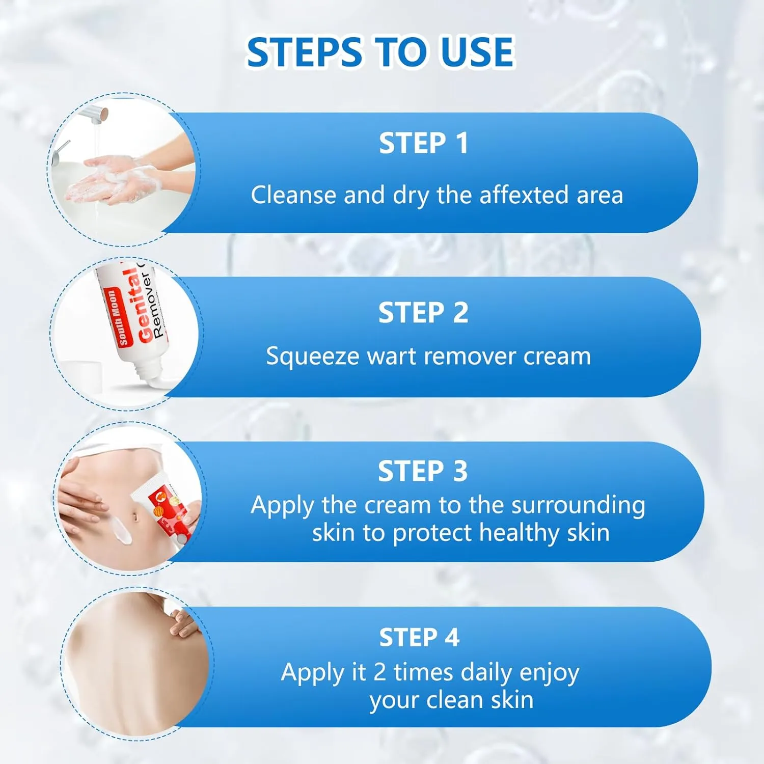 Wart Remover Fast Acting Gel – Strong Freeze Off Treatment for Genital, Plantar, Common Warts, Corns, and Flat Wart -RED-（2PC）