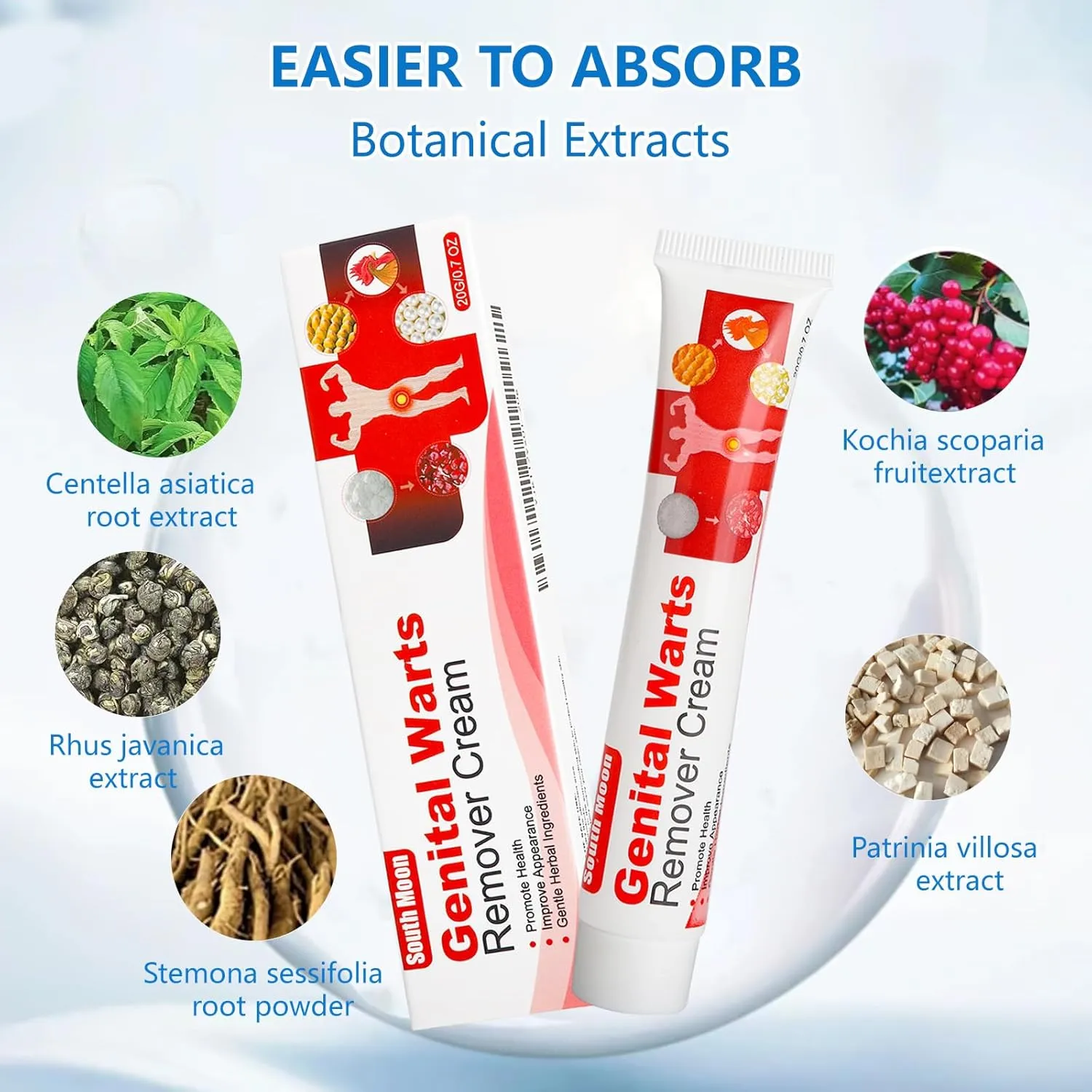 Wart Remover Fast Acting Gel – Strong Freeze Off Treatment for Genital, Plantar, Common Warts, Corns, and Flat Wart -RED-（2PC）