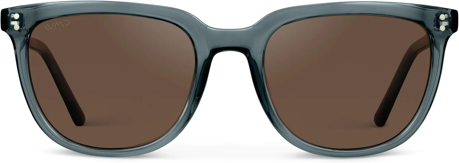 WearMe Pro Polarized Classic Retro Flat Square Unisex Sunglasses