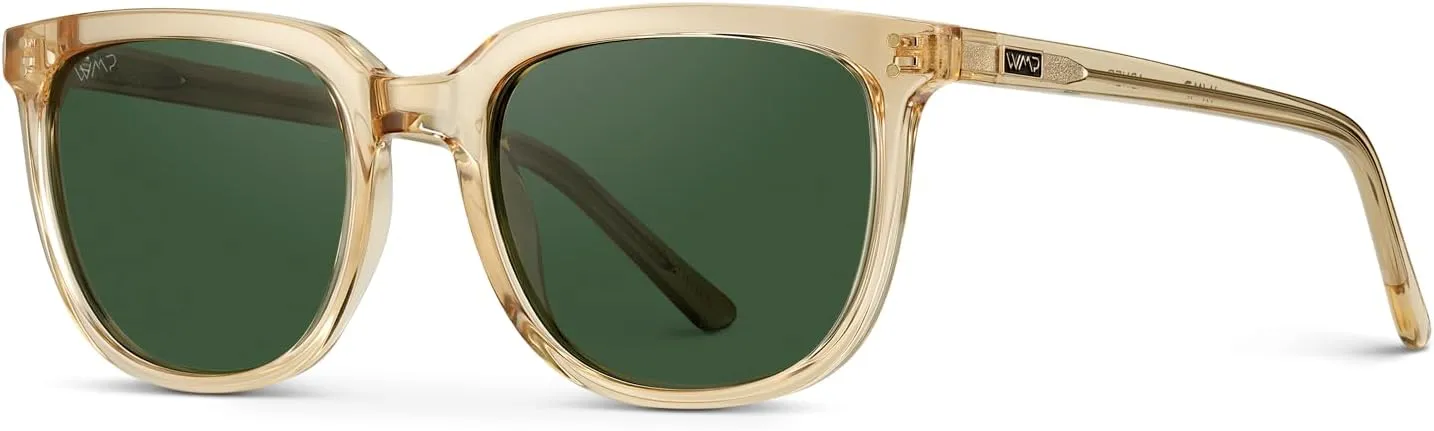 WearMe Pro Polarized Classic Retro Flat Square Unisex Sunglasses