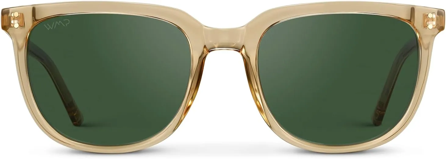 WearMe Pro Polarized Classic Retro Flat Square Unisex Sunglasses