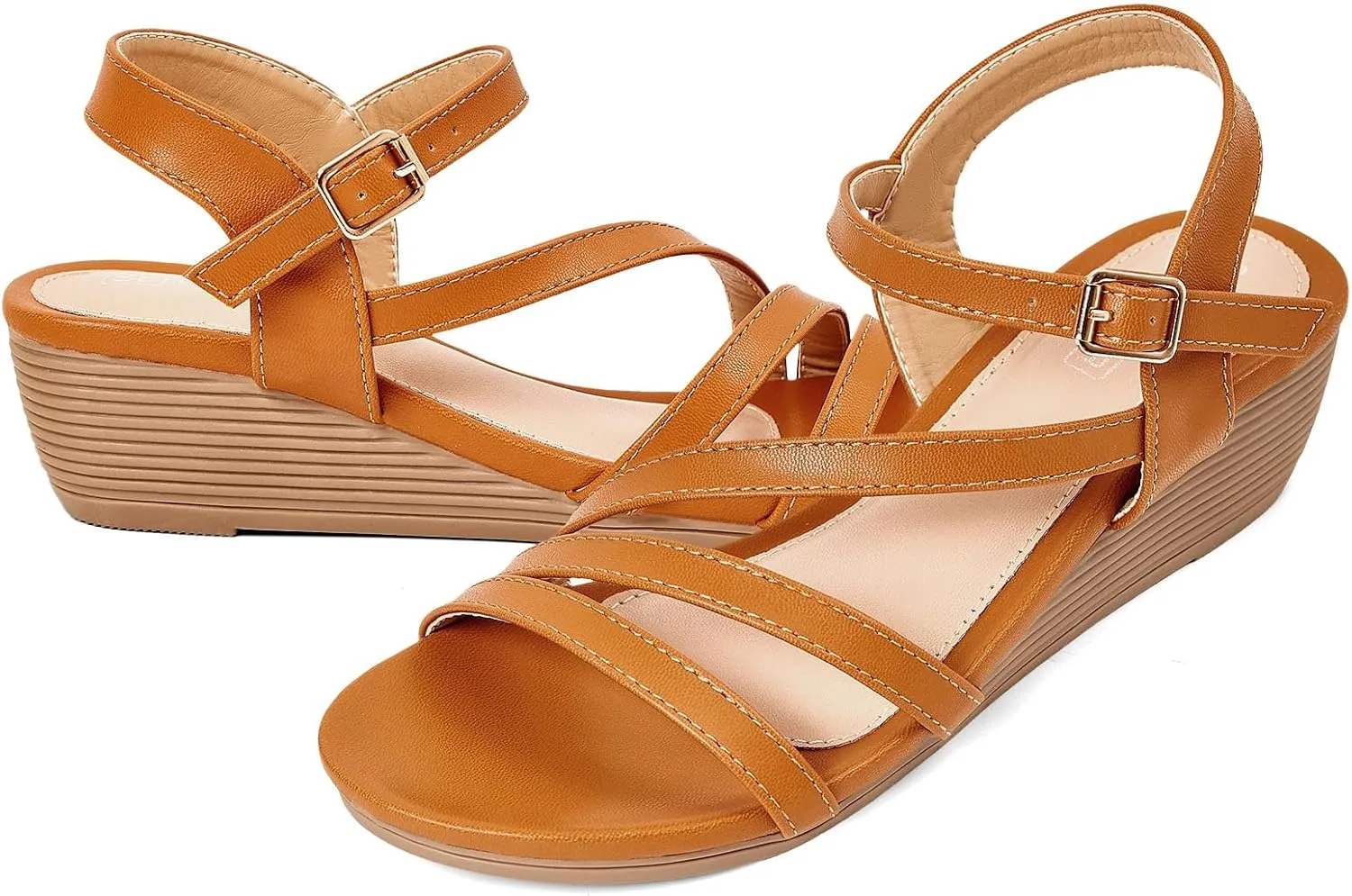 Wedge Sandals for Women Dressy - Summer Comfortable Platform Womens Sandal