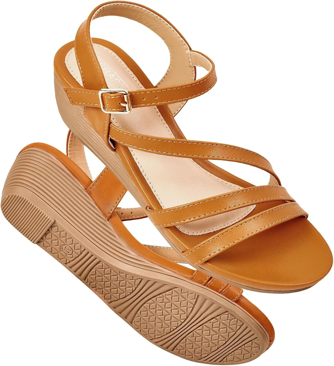 Wedge Sandals for Women Dressy - Summer Comfortable Platform Womens Sandal