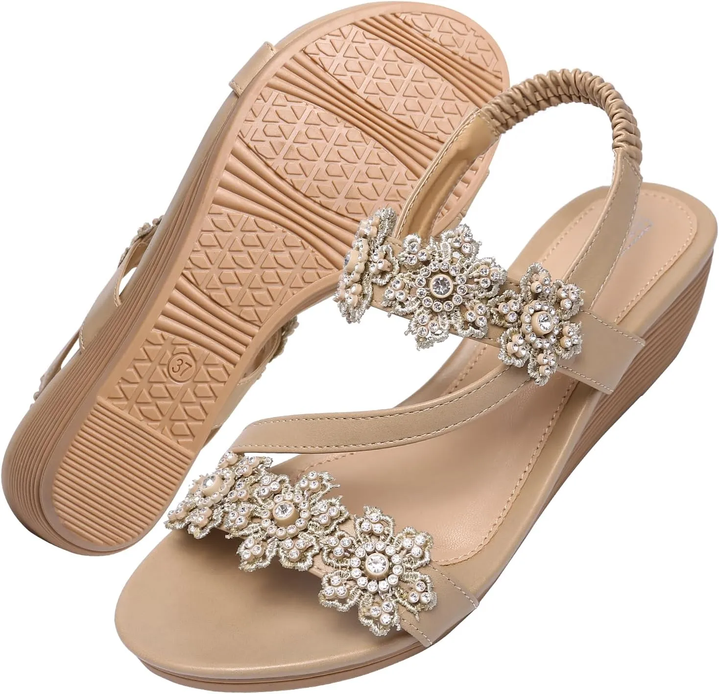 Wedge Sandals for Women Dressy - Summer Comfortable Platform Womens Sandal