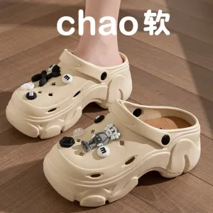 Wholesale summer DIY sandals home slippers increased breathability comfortable women's sandals trend