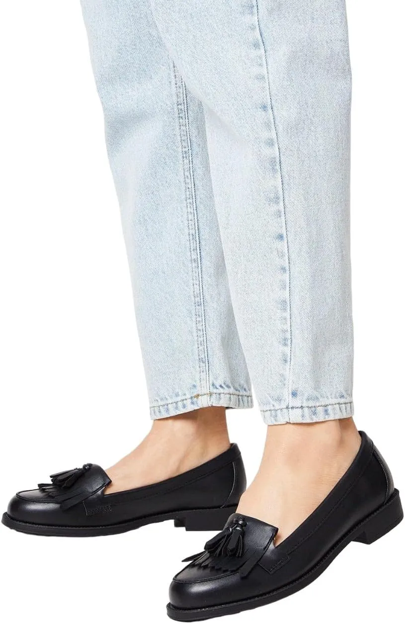 Wide Fit Leigh Fringe Loafers