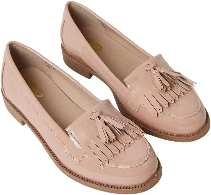 Wide Fit Leigh Fringe Loafers