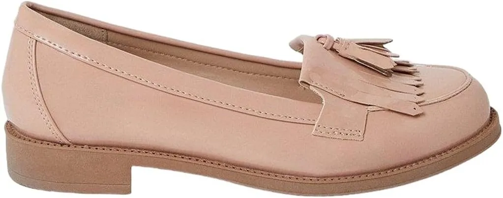 Wide Fit Leigh Fringe Loafers