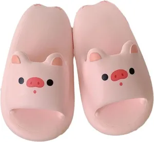 Women's Cute Animal Pig Slippers - Comfortable Beach Sandals