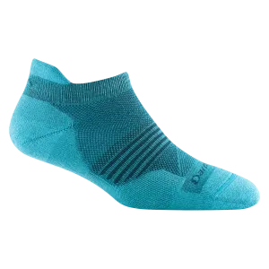 Women's Element No Show Tab Lightweight Running Sock - Cyan