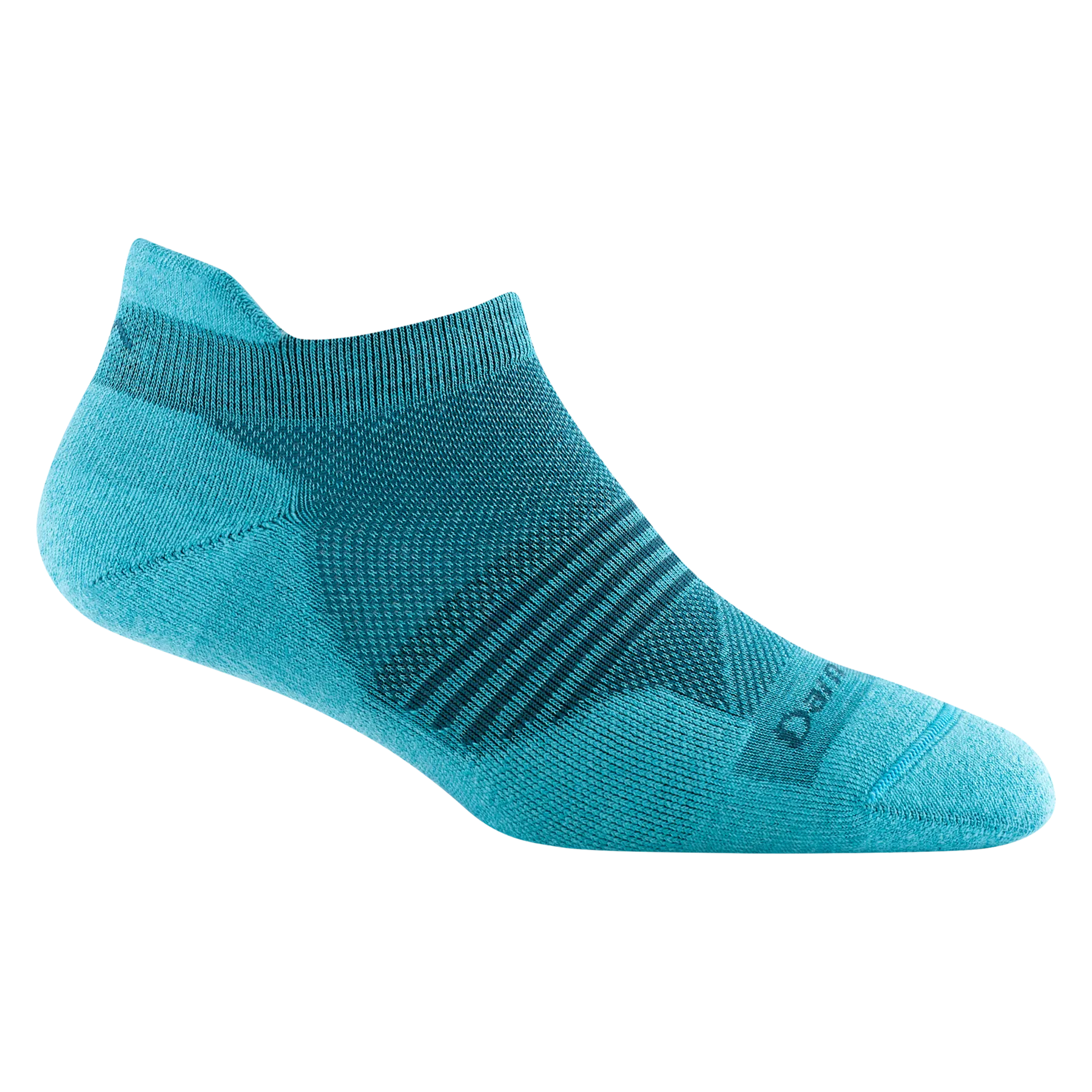 Women's Element No Show Tab Lightweight Running Sock - Cyan