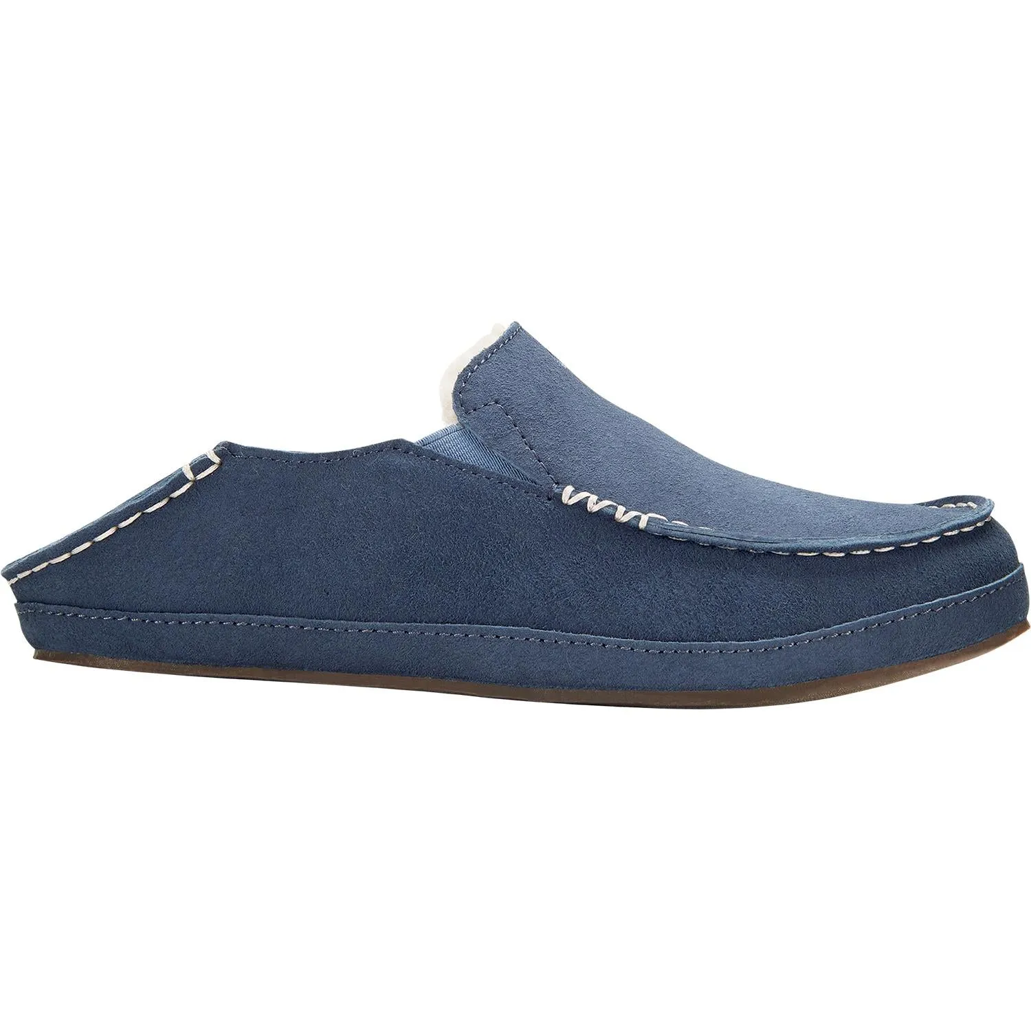Women's OluKai Nohea Slipper Cloud Grey/Cloud Grey Nubuck