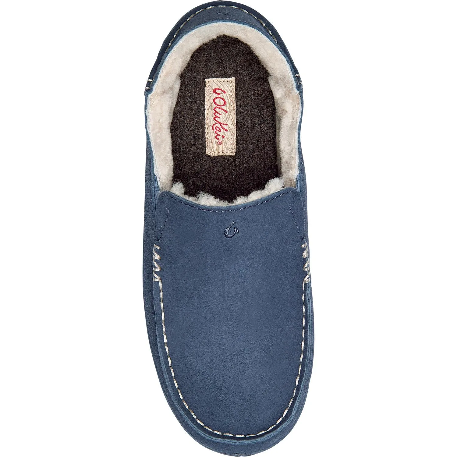 Women's OluKai Nohea Slipper Cloud Grey/Cloud Grey Nubuck