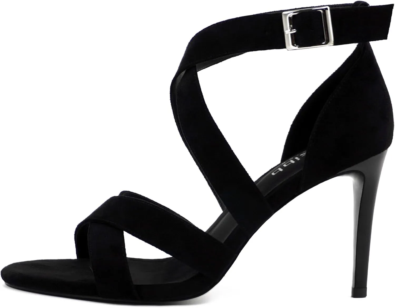 Women's Open Toe Strap Sandals With Round Toe And Slim Heels Ankle Strap With Roman High Heels Dress Party Holiday High Heels Sandals