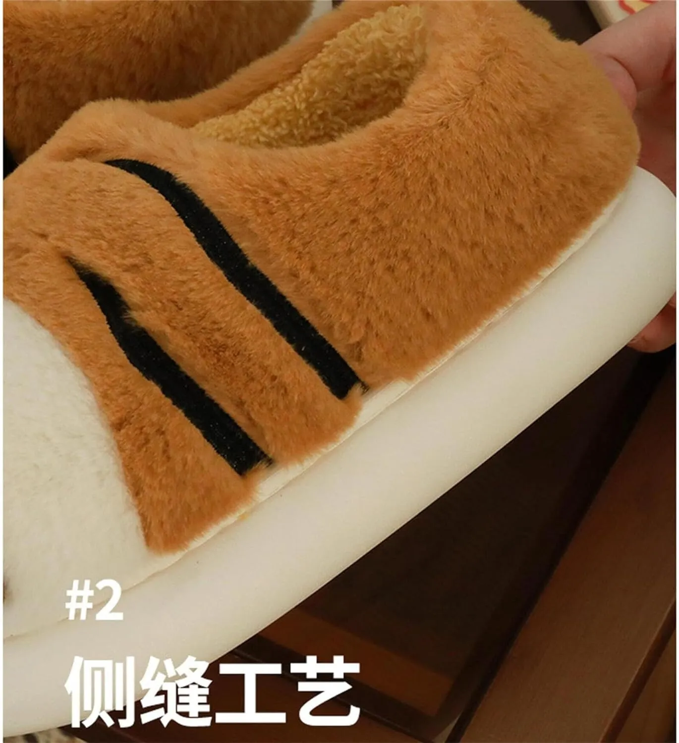 Women's Pig & Cow Animal Slippers - Soft Plush Cotton Winter Warm House Shoes