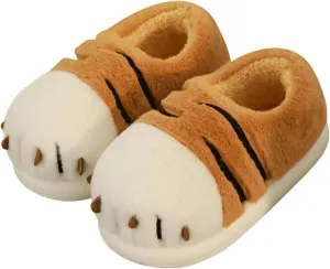 Women's Pig & Cow Animal Slippers - Soft Plush Cotton Winter Warm House Shoes
