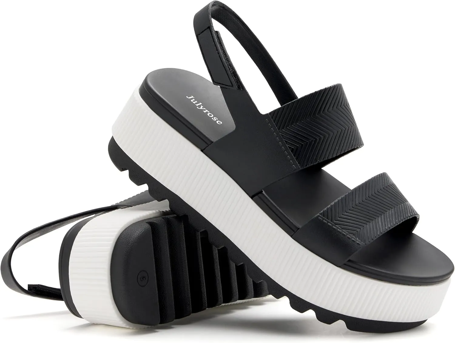Women's Platform Sandals Lug Sole Comfortable Sandals Lightweight Water-Friendly Summer Beach Sandals