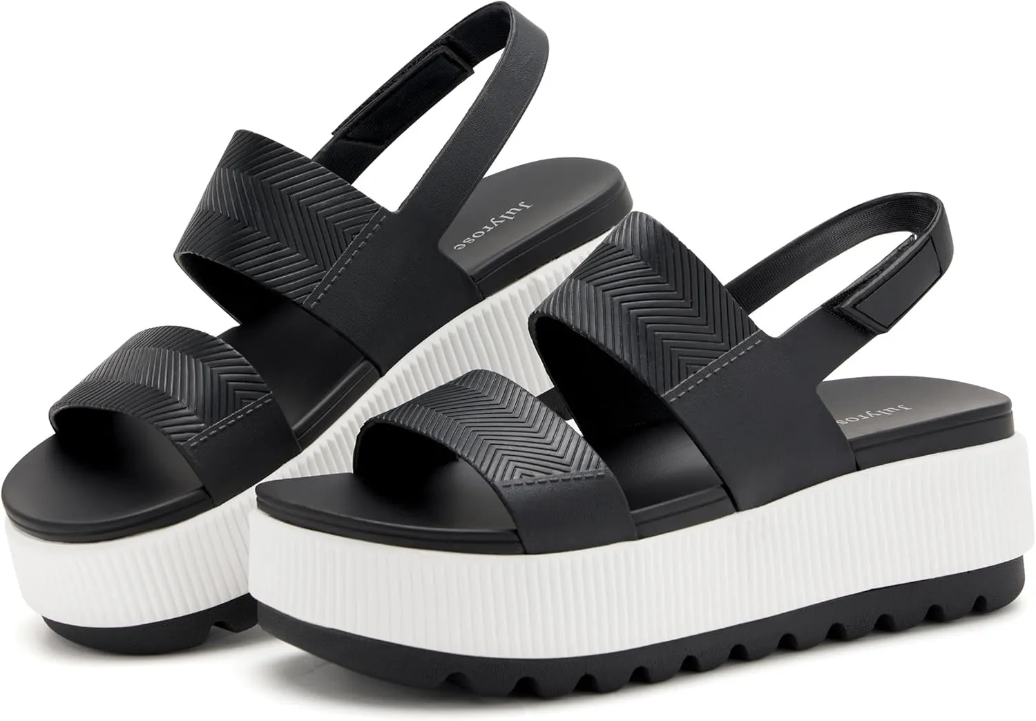 Women's Platform Sandals Lug Sole Comfortable Sandals Lightweight Water-Friendly Summer Beach Sandals