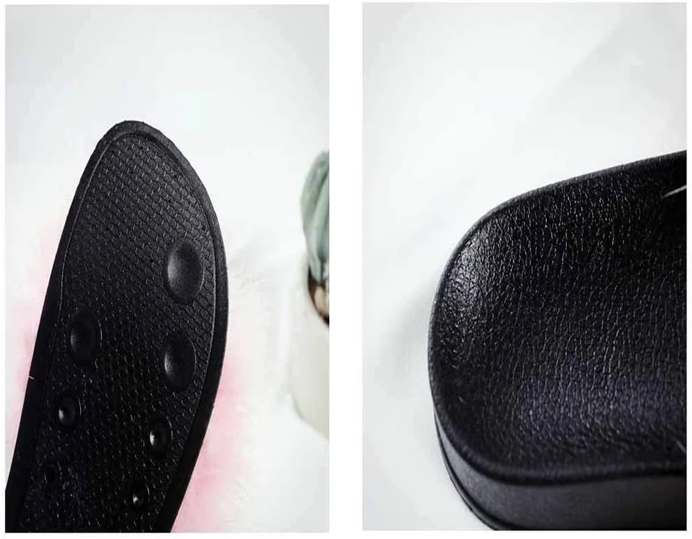 Women's Slippers Sliders for Women Slippers Soft Winter Warm Home Slipper Fashion Faux Flops Shoes Fluffy Woman Indoor Outdoor Sandals