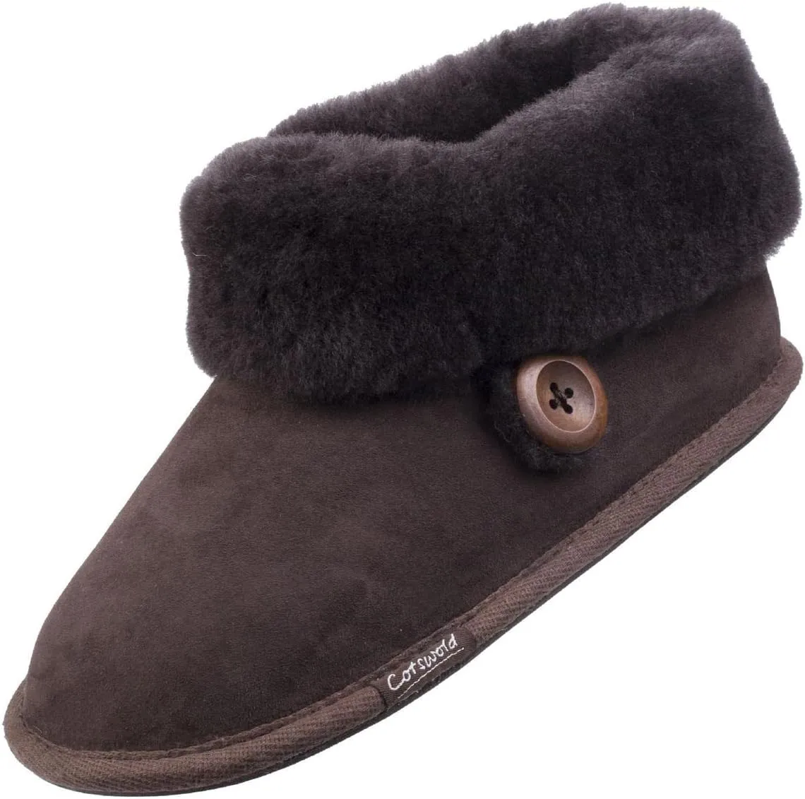 Womens Wotton Sheepskin Bootie Chocolate Size UK 7 EU 40
