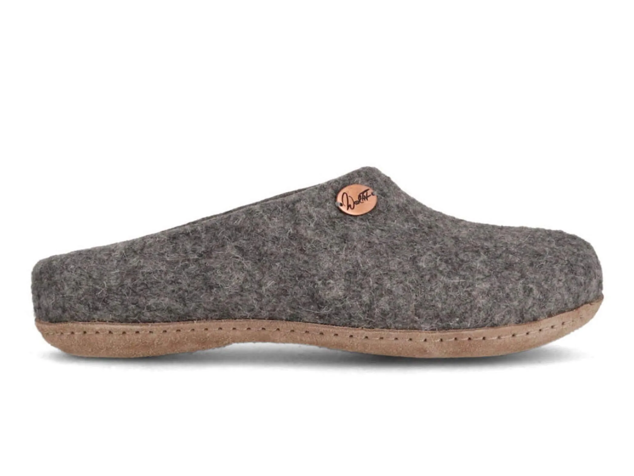 WoolFit Classic | Narrow Slippers with Insoles & Leather Sole