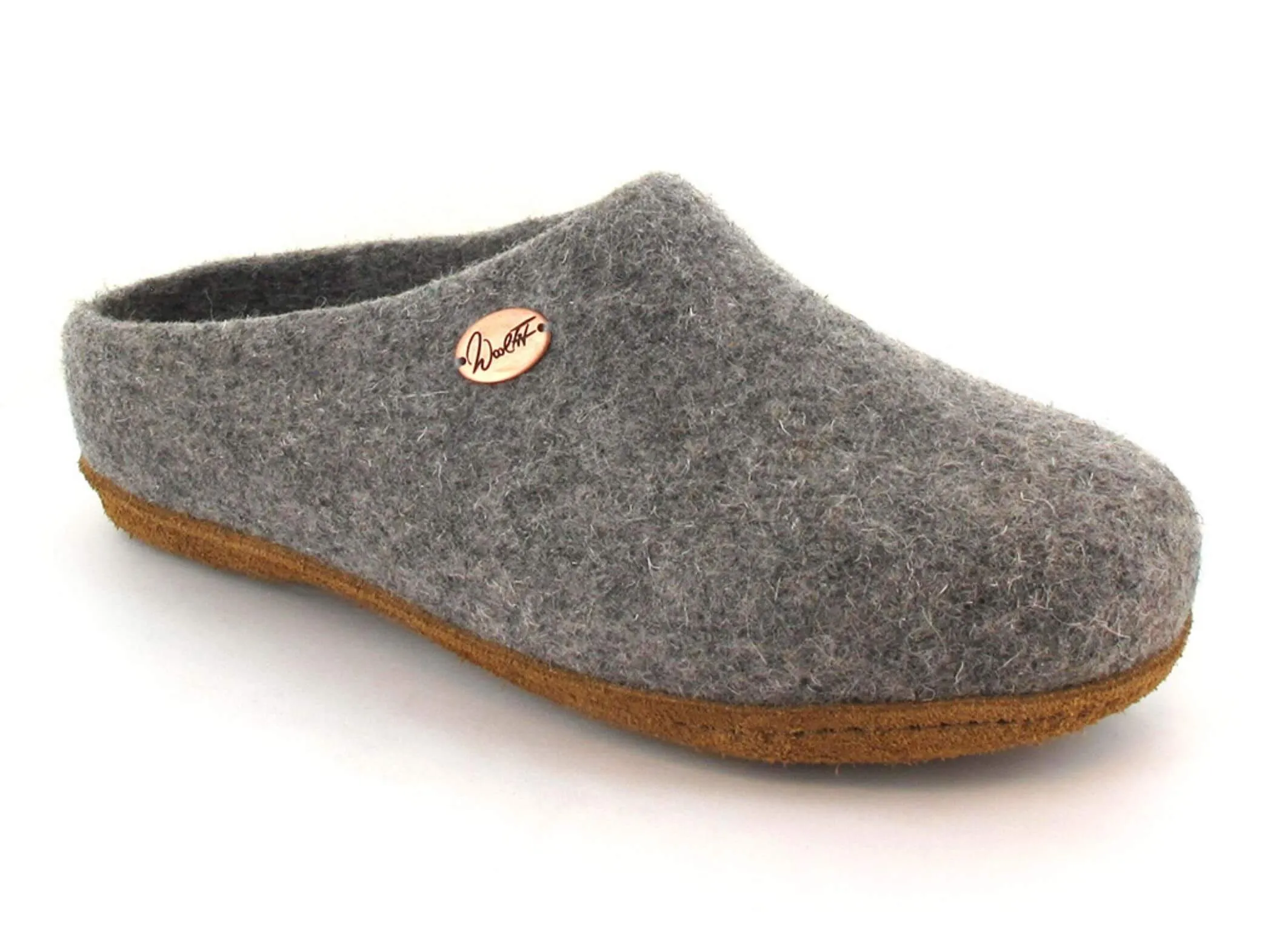 WoolFit Classic | Narrow Slippers with Insoles & Leather Sole