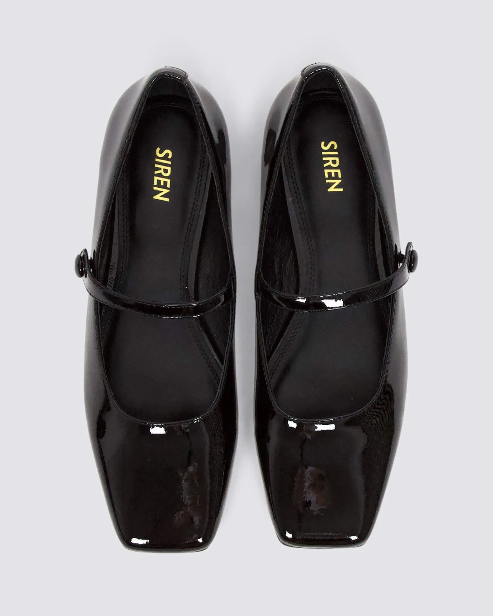XANDRIA BALLET FLATS BLACK PATENT