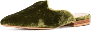YDN Women Low Heel Comfort Pumps Slip on Mules Slide Sandals Pointed Toe Flats Loafers Backless Slipper Shoes