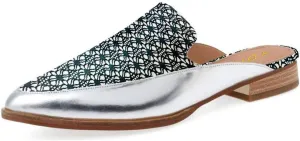 YDN Women Low Heel Mules Slip On Flats Loafers Pointy Toe Clogs Slide Slipper Shoe Size 4-15 US