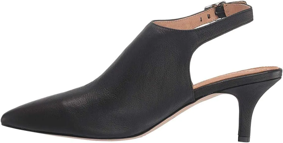 YDN Women Pointed Toe Cone High Heels Slingback Booties Ankle Strap Faux Suede Buckle Party Dress Sandal Size 4-15 US