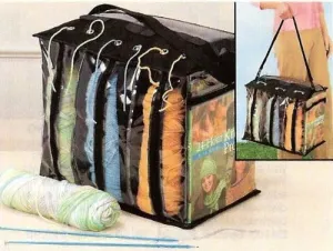 Zippered Yarn Tote Bag